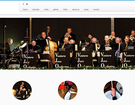 The Ventura Jazz Orchestra website